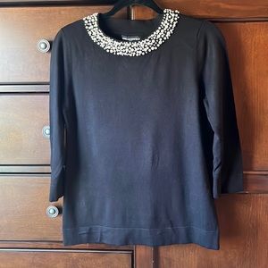 Never worn-Black 3/4 length sweater